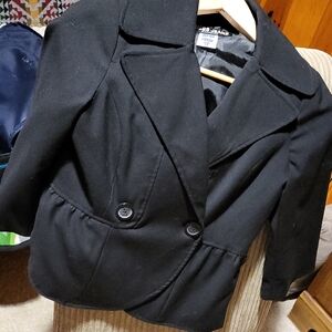 Guess Black Blazer Suit Jacket